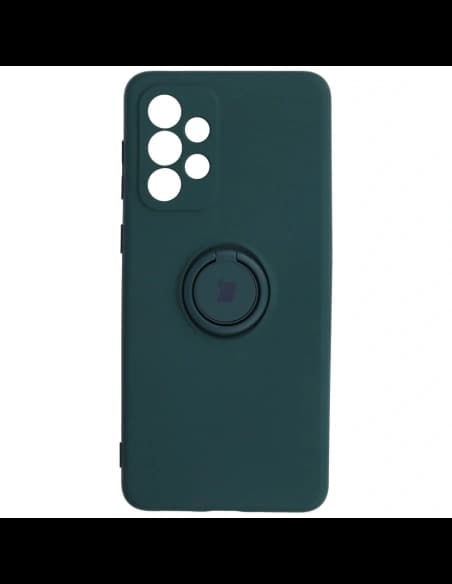 Bizon Case Silicone Ring Samsung Galaxy A33 5G dark green