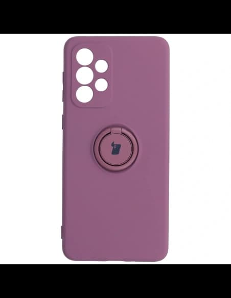Bizon Case Silicone Ring Samsung Galaxy A33 5G dark purple