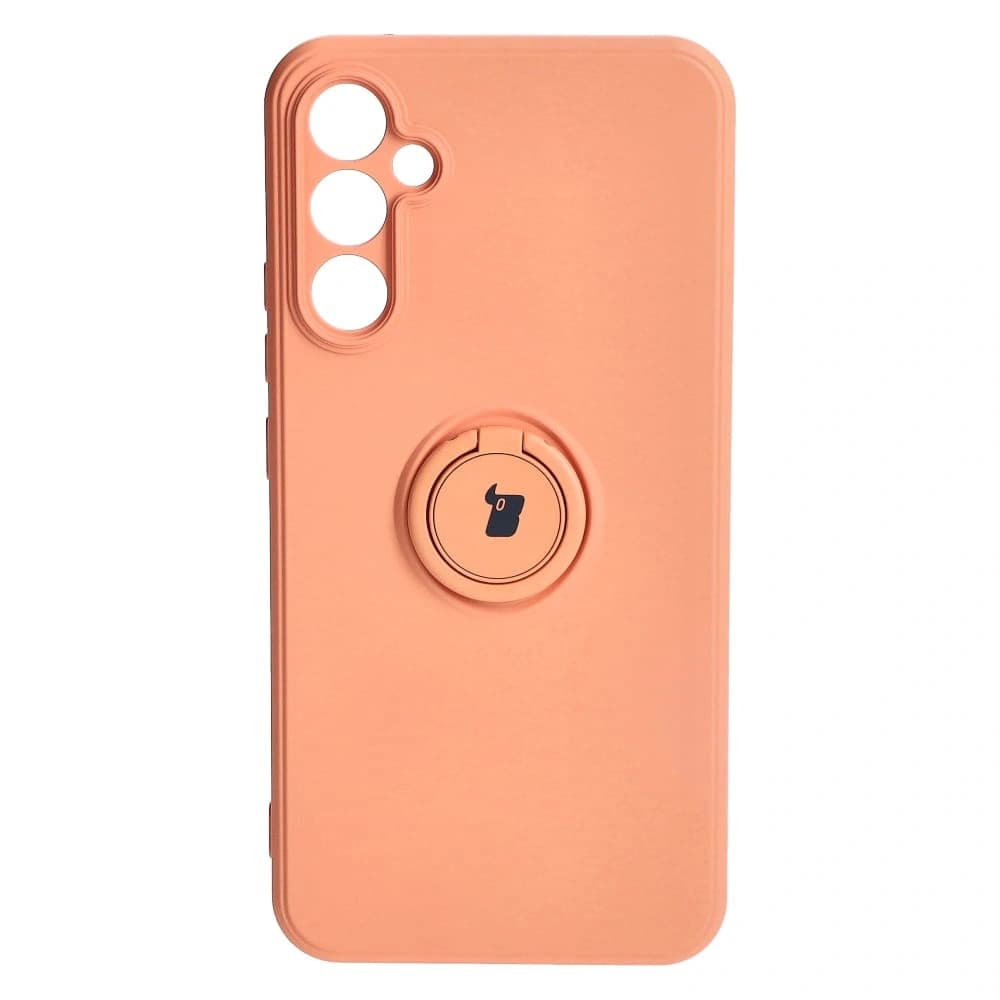 Bizon Case Silicone Ring Sq do Samsung Galaxy A34 5G orange - 1