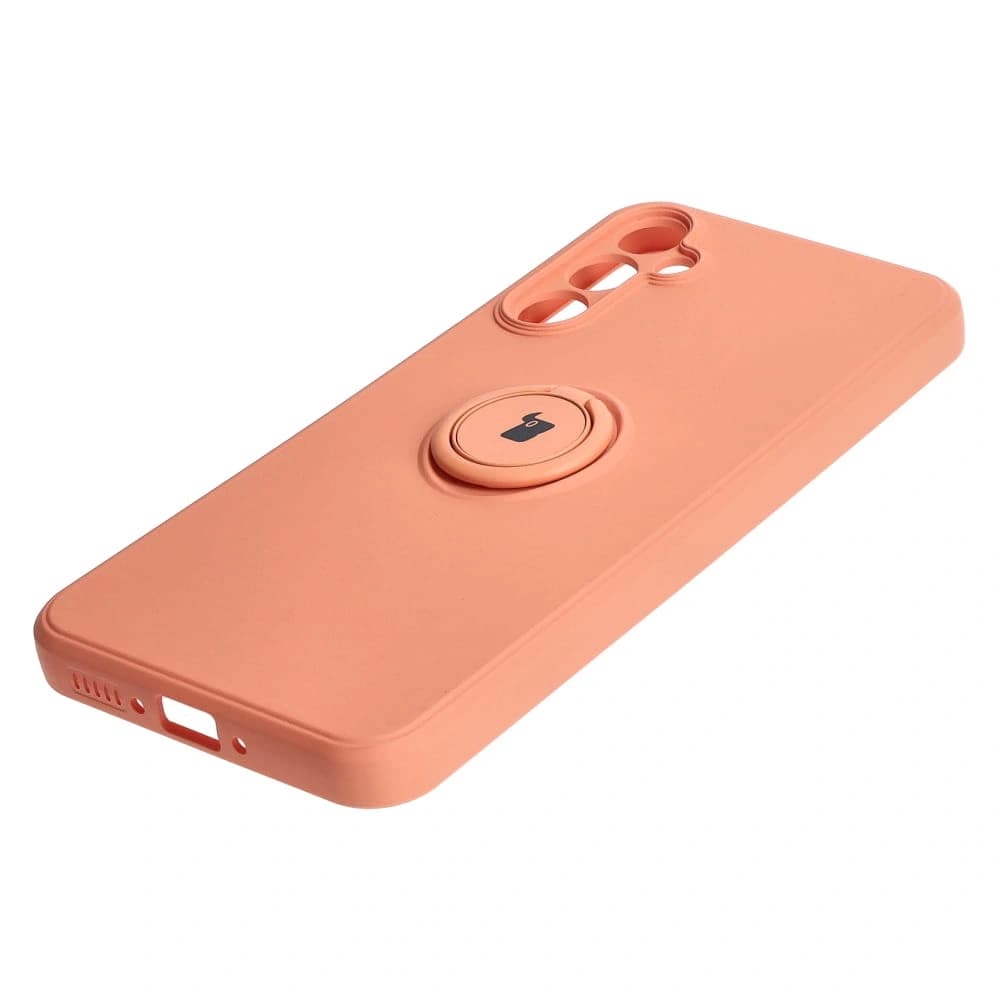Bizon Case Silicone Ring Sq do Samsung Galaxy A34 5G orange - 2