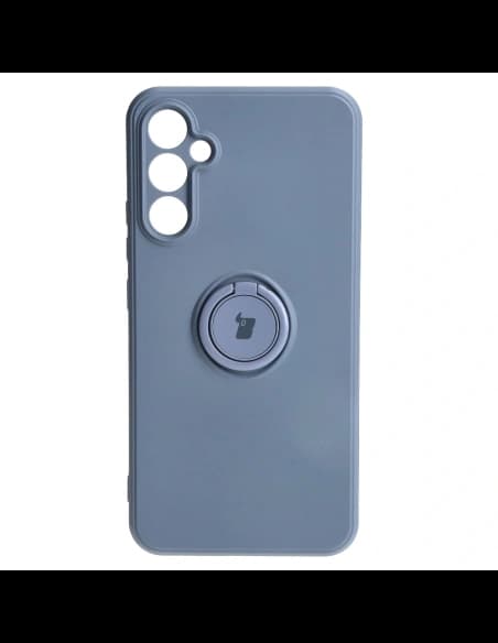 Etui Bizon Case Silicone Ring Sq do Samsung Galaxy A34 5G, szare