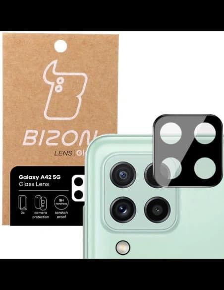 Bizon Glass Lens Samsung Galaxy A42 5G [2 PACK]