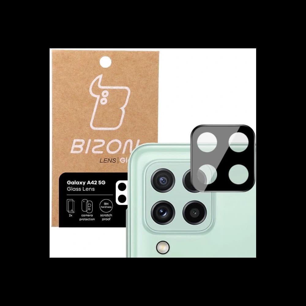 Bizon Glass Lens Samsung Galaxy A42 5G [2 PACK] - 1