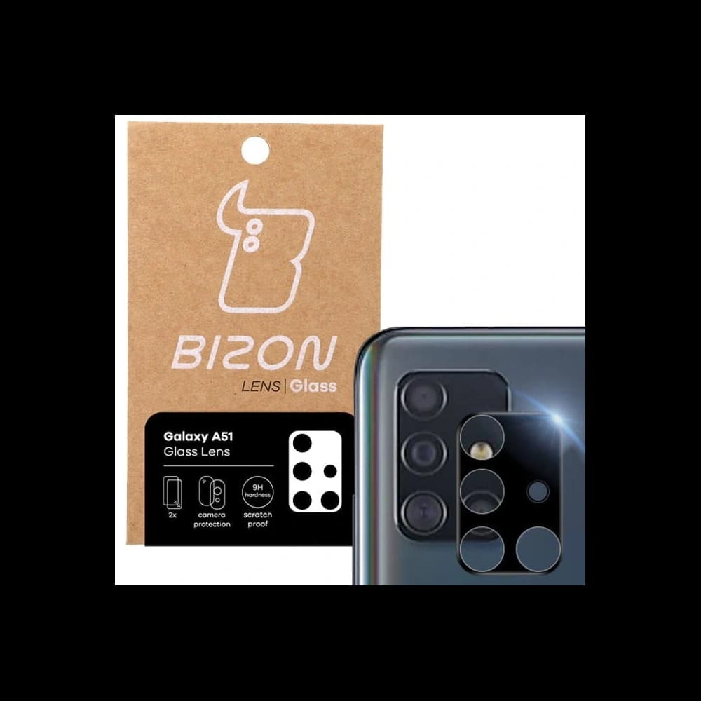Bizon Glaslinse Samsung Galaxy A51 [2 PACK] - 1