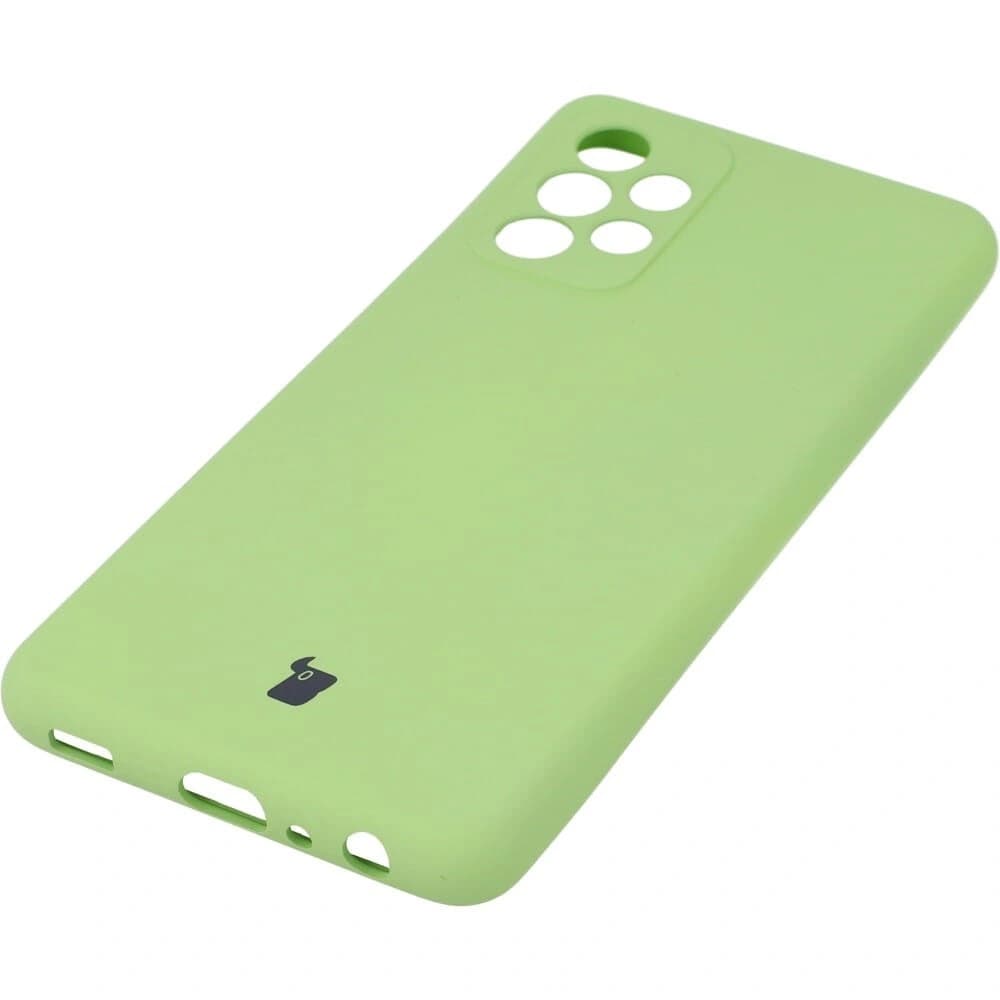 Bizon Case Silicone Samsung Galaxy A52s 5G A52 5G A52 4G light green - 2