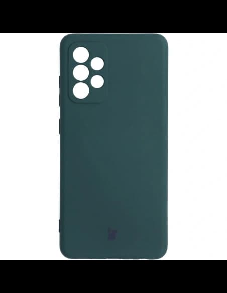 Bizon Case Silicone Samsung Galaxy A52s 5G A52 5G A52 4G verde închis
