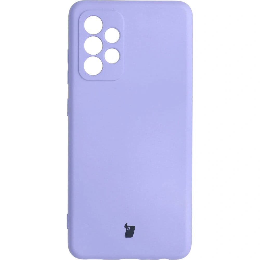 Bizon Case Silicone Samsung Galaxy A52s 5G A52 5G A52 4G light purple - 1