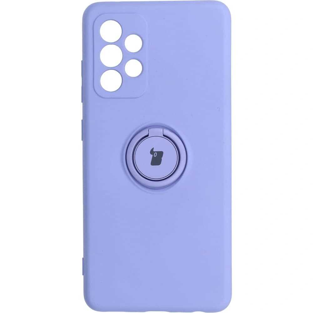Bizon Case Silicone Ring Samsung Galaxy A52s / A52 5G/4G purple - 1