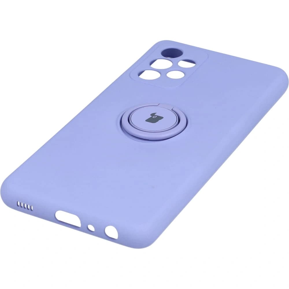 Bizon Case Silicone Ring Samsung Galaxy A52s / A52 5G/4G purple - 2