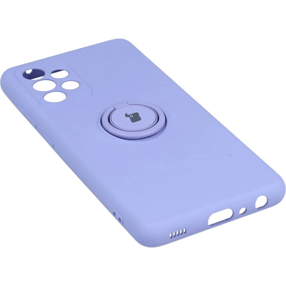 Bizon Case Silicone Ring Samsung Galaxy A52s / A52 5G/4G purple - 3