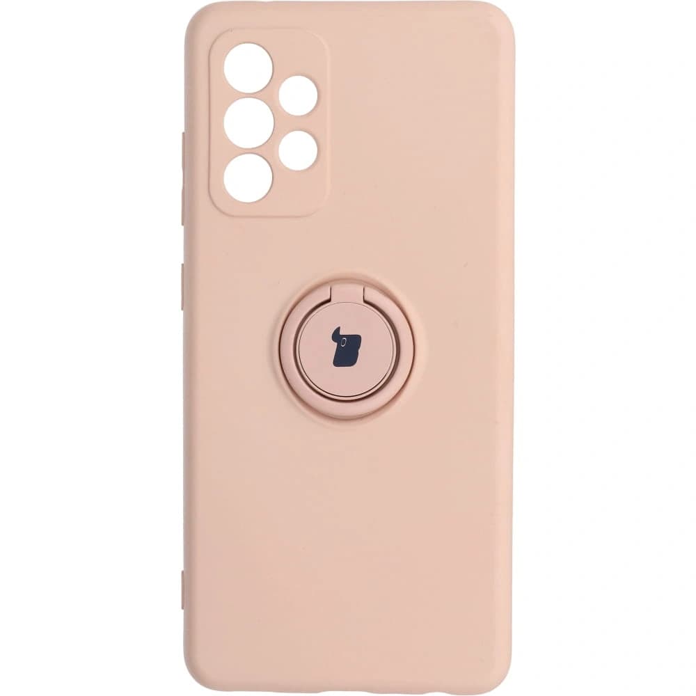Bizon Case Silicone Ring Samsung Galaxy A52s / A52 5G/4G light pink - 1