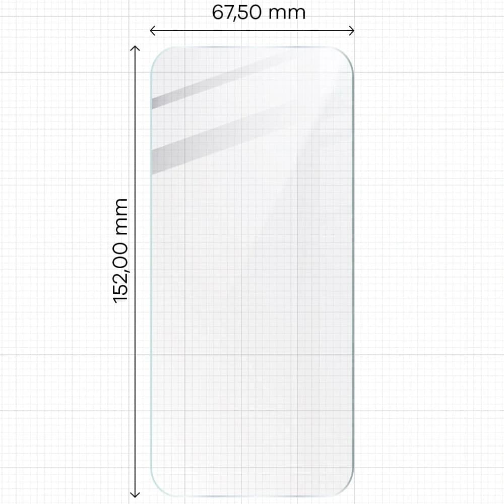 Bizon Glas Klar gehärtetes Glas - 3 Stück + Linsenglas Samsung Galaxy A52s 5G A52 4G/5G - 2
