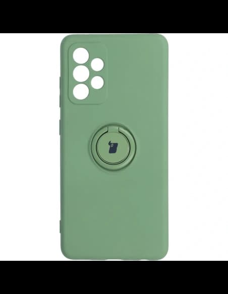 Bizon Case Inel din Silicon Samsung Galaxy A52s / A52 5G/4G verde deschis