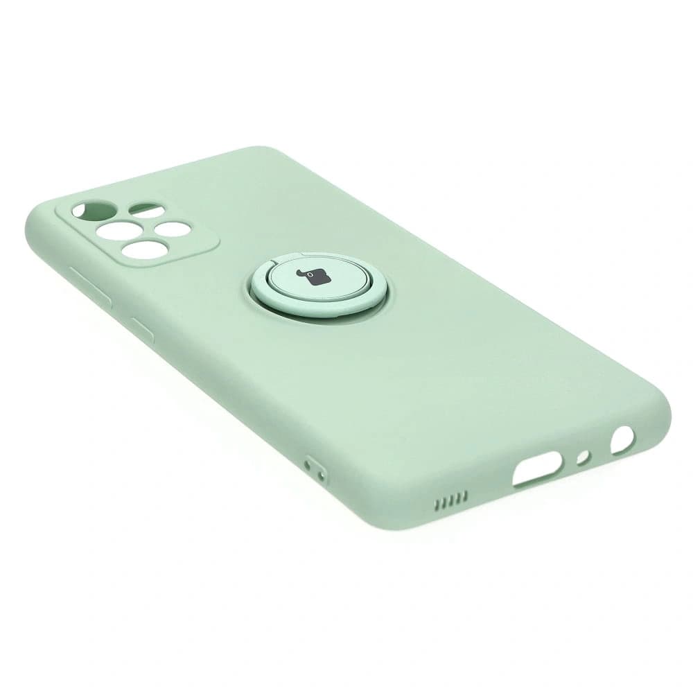 Bizon Case Inel din Silicon Samsung Galaxy A52s / A52 5G/4G turcoaz - 3