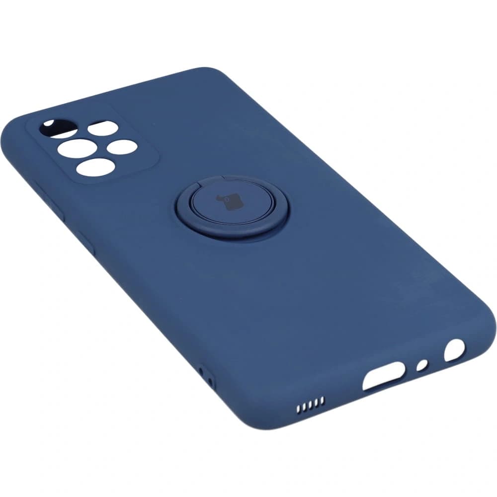 Bizon Case Silicone Ring Samsung Galaxy A52s / A52 5G/4G navy blue - 3