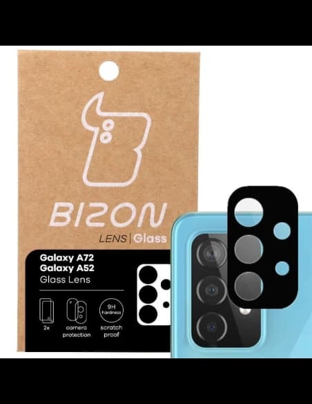 Bizon üveg lencse Samsung Galaxy A52s 5G A52 4G/5G A72 4G/5G [2 PACK]