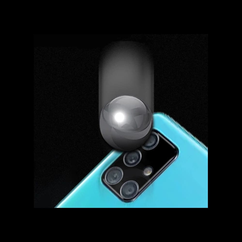 Bizon Glass Lens Samsung Galaxy A71 [2 PACK] - 4