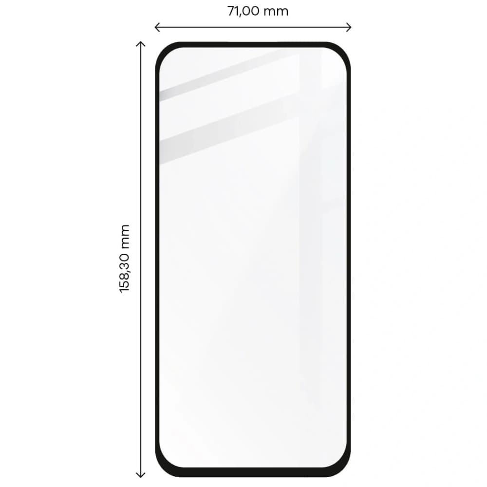 Bizon Glass Edge Samsung Galaxy A71 fekete - 2