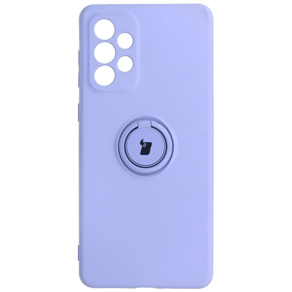 Bizon Case Silicon Ring Samsung Galaxy A73 5G violet deschis - 1