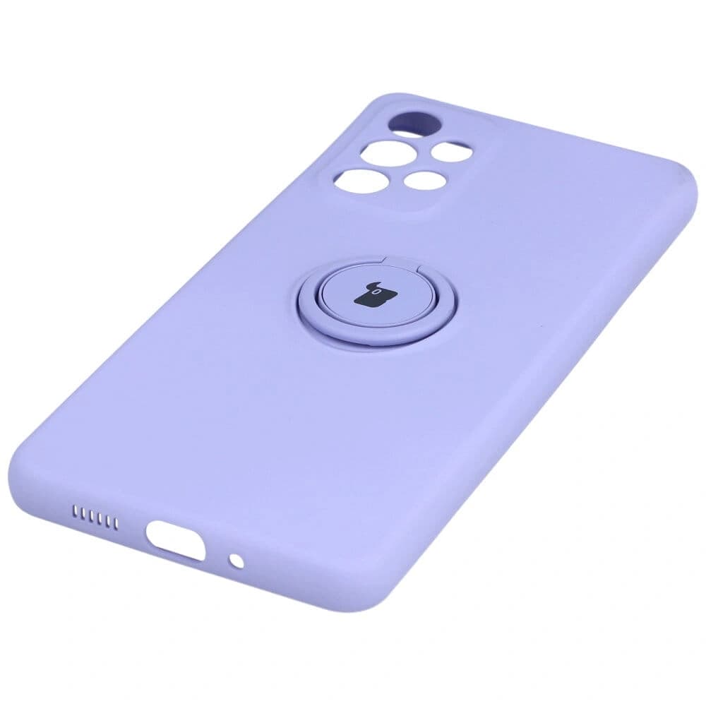 Bizon Case Silicon Ring Samsung Galaxy A73 5G violet deschis - 2