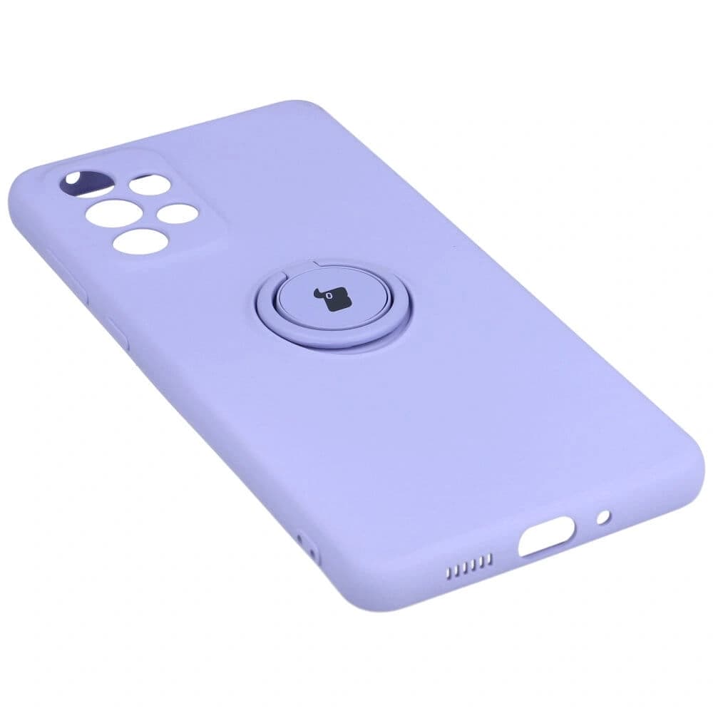 Bizon Case Silicon Ring Samsung Galaxy A73 5G violet deschis - 3