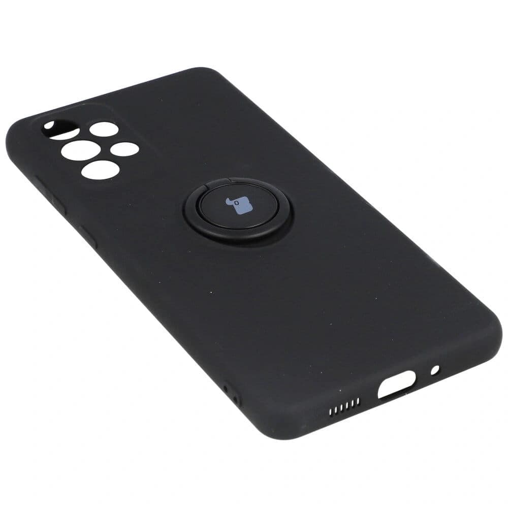 Caz Bizon Inel din Silicon Samsung Galaxy A73 5G negru - 3