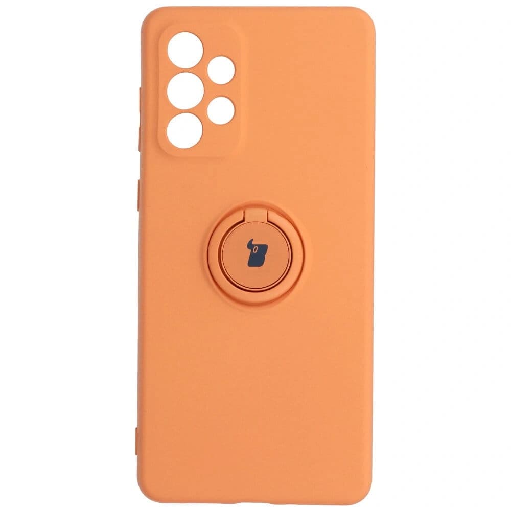 Bizon Case Silicone Ring Samsung Galaxy A73 5G orange - 1