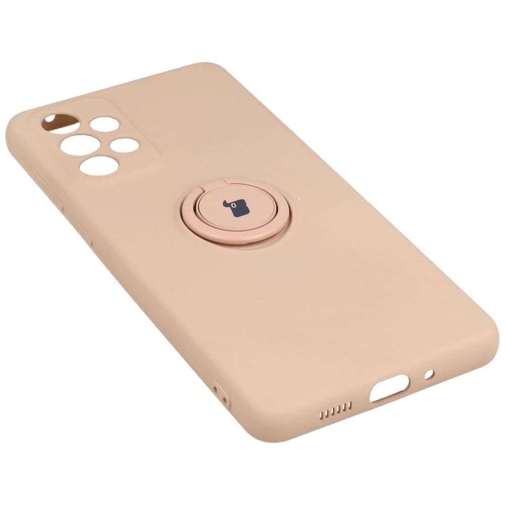 Bizon Caz Inel din Silicon Samsung Galaxy A73 5G roz deschis - 3