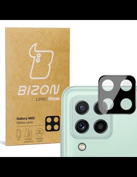 Bizon üveg lencse Samsung Galaxy A22 4G / M22 [2 CSOMAG]