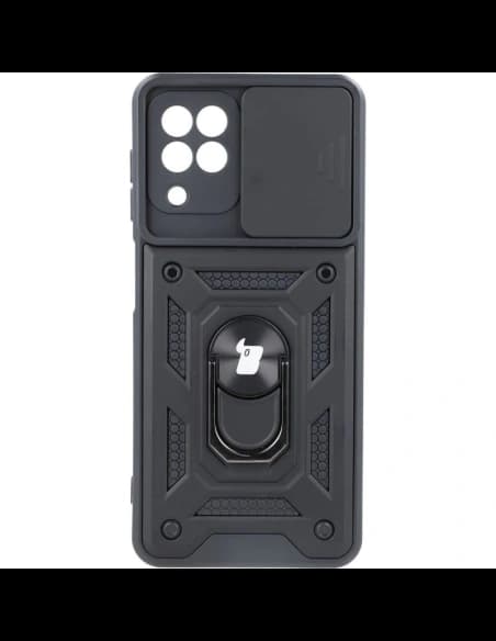 Bizon Case CamShield Ring Samsung Galaxy A22 4G / M22 fekete