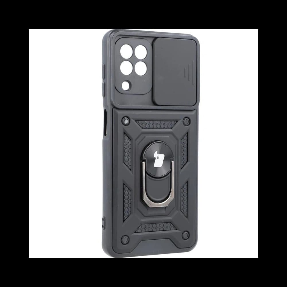 Bizon Case CamShield Ring Samsung Galaxy A22 4G / M22 schwarz - 2