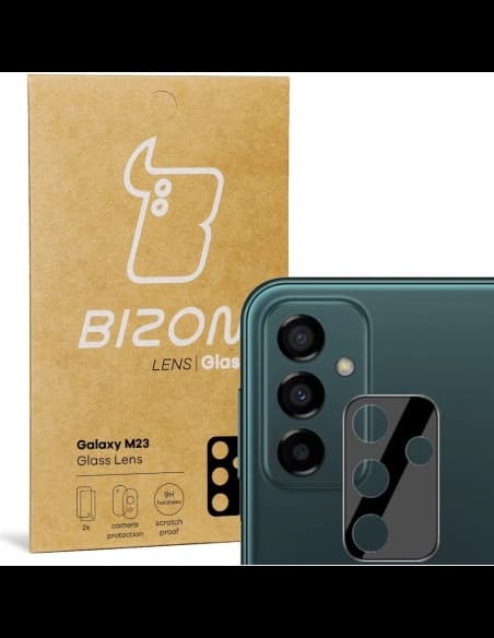 Szkło na aparat Bizon Glass Lens dla Galaxy M23, 2 sztuki