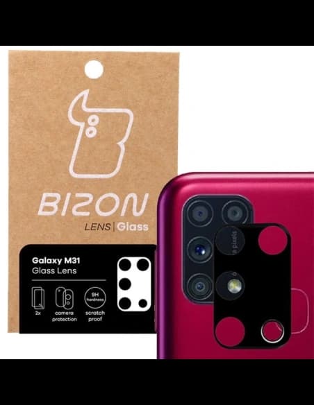 Bizon Glass Lens Samsung Galaxy M31 [2 PACK]