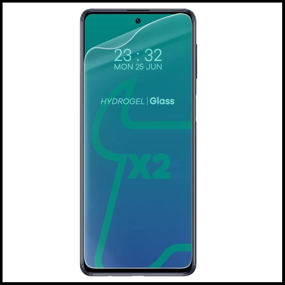Folia hydrożelowa na ekran Bizon Glass Hydrogel, Galaxy M31s, 2 sztuki - 3