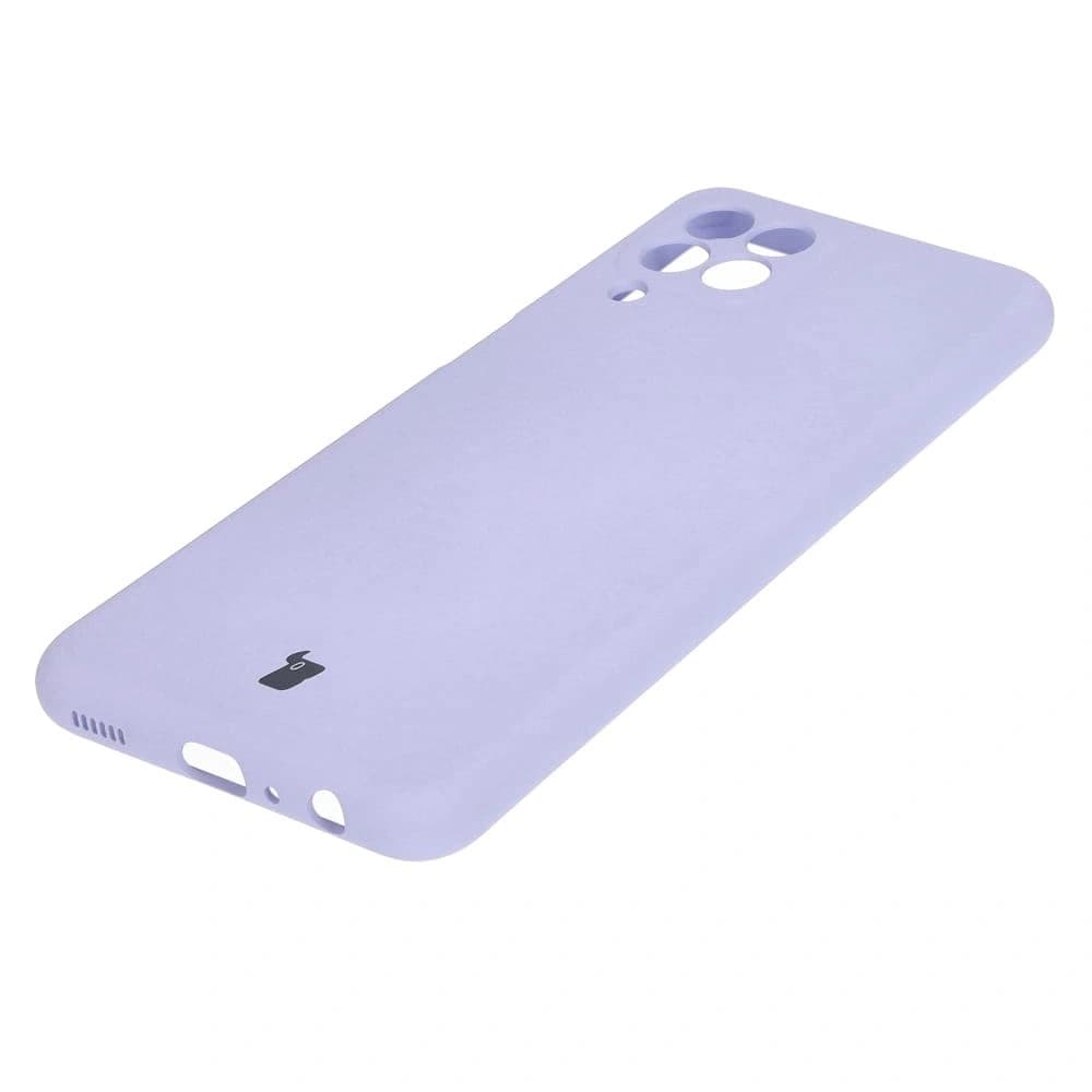 Etui Bizon Case Silicone do Samsung Galaxy M33 5G, jasnofioletowe - 2