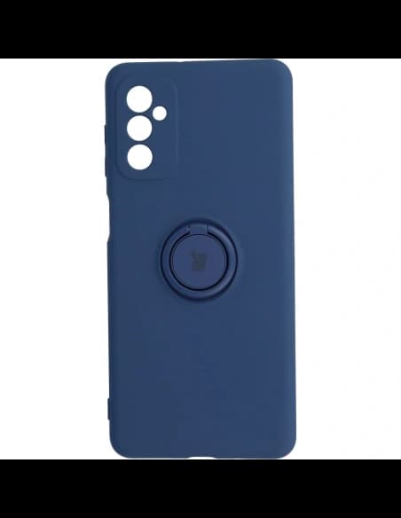 Bizon Case Silicone Ring Samsung Galaxy M52 navy blue