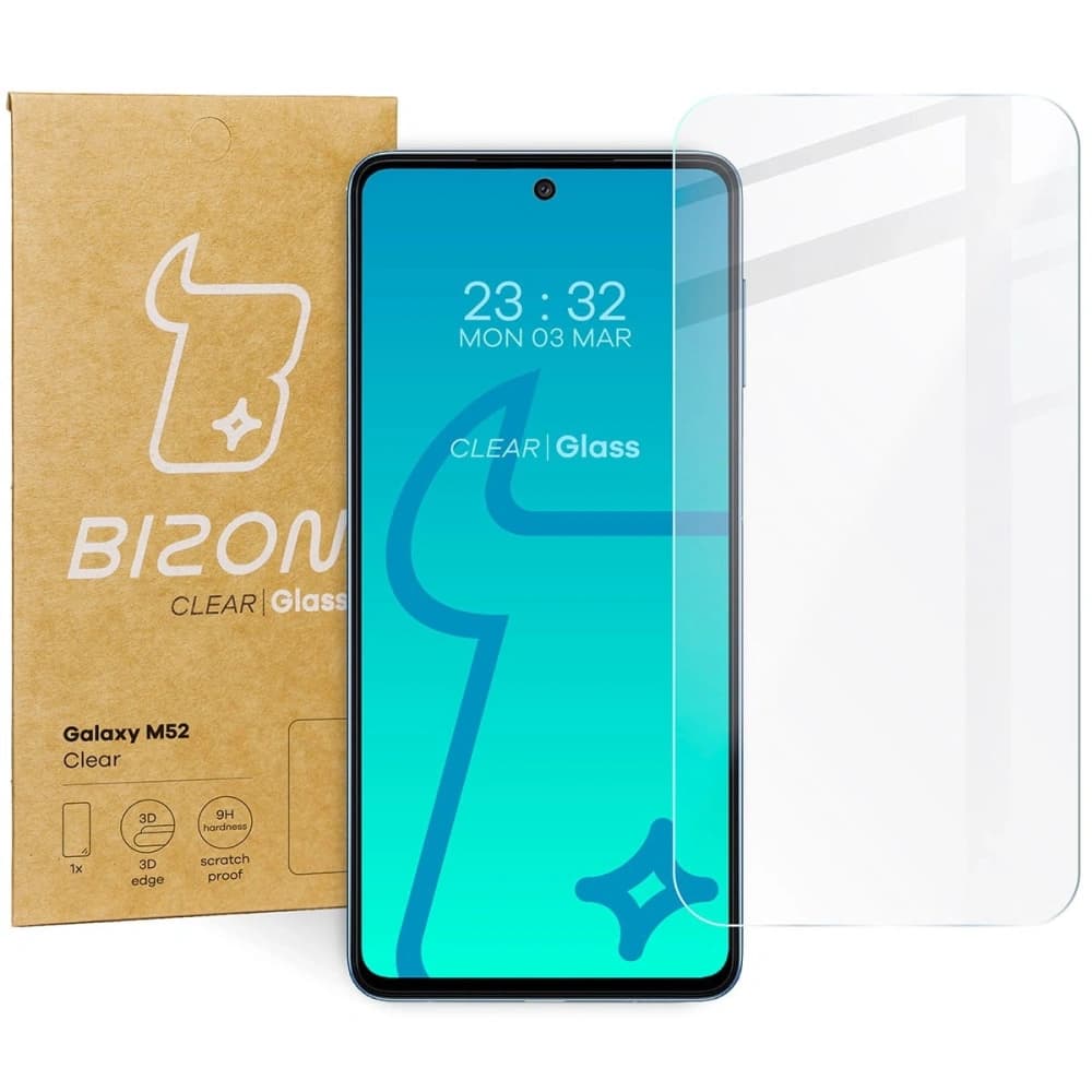 Bizon Glass Clear Samsung Galaxy M52 5G - 1