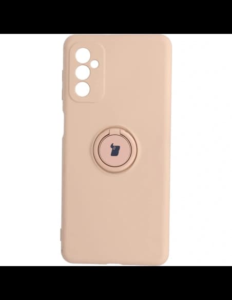Bizon Case Silicone Ring Samsung Galaxy M52 light pink