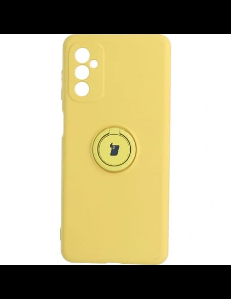Bizon Case Silicone Ring Samsung Galaxy M52 yellow