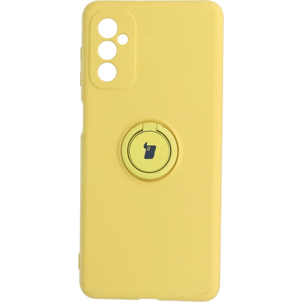 Bizon Case Silicone Ring Samsung Galaxy M52 yellow - 1