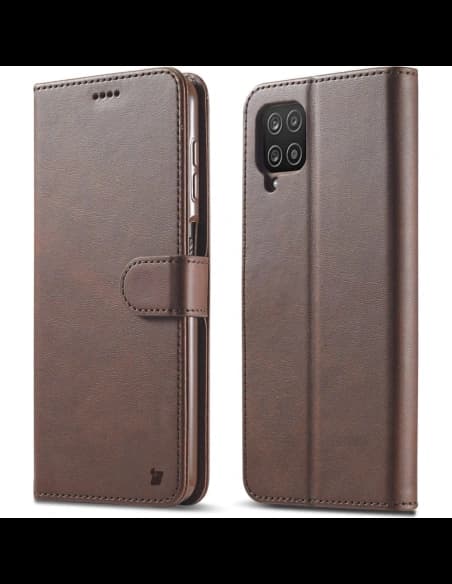 Etui Bizon Case Wallet do Galaxy M53 5G, ciemnobrązowe