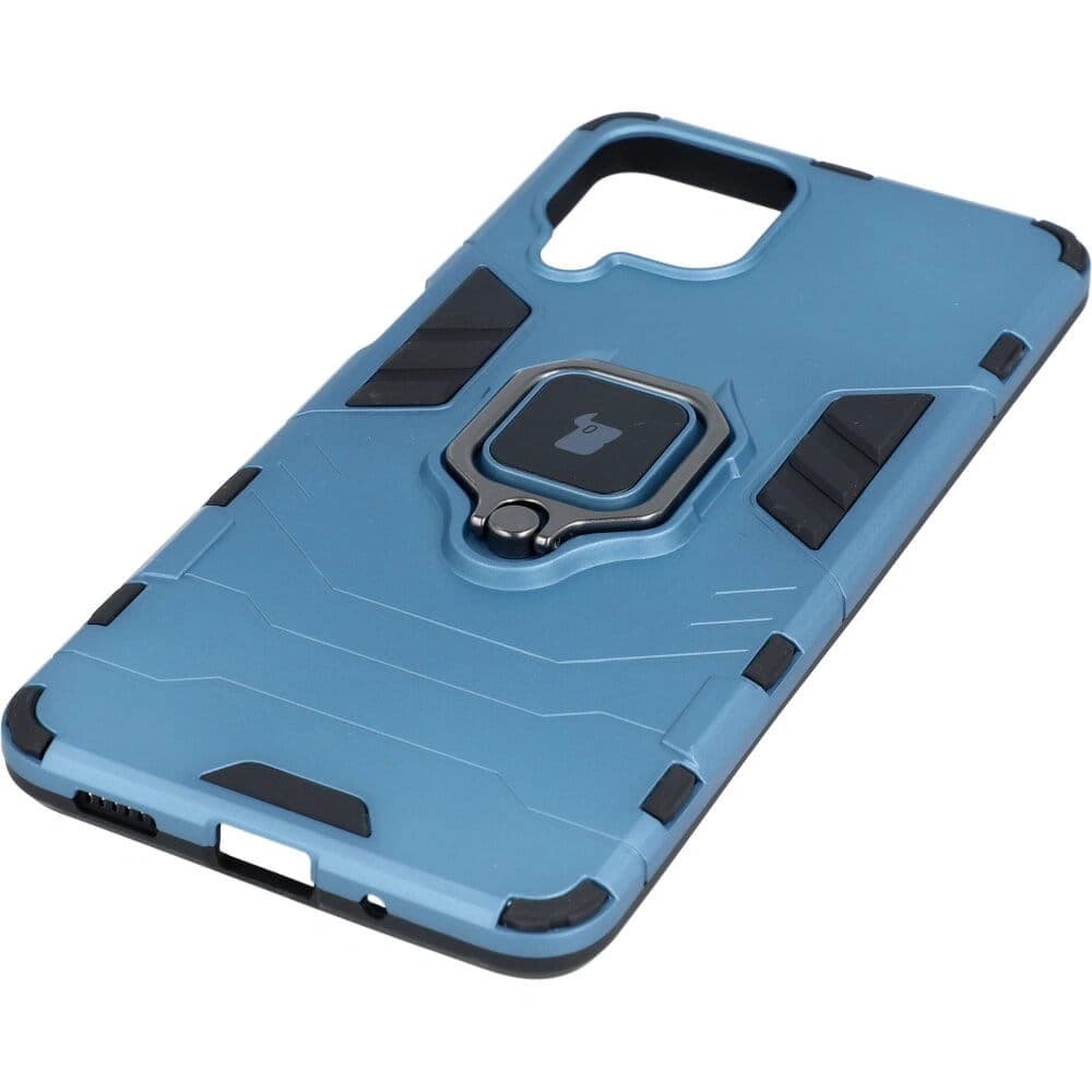Etui Bizon Case Armor Ring do Galaxy M53 5G, niebieskie - 3