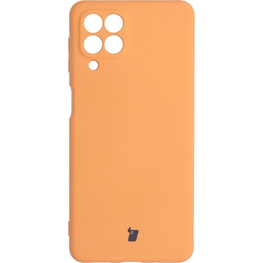 Etui Bizon Case Silicone do Galaxy M53 5G, pomarańczowe - 1