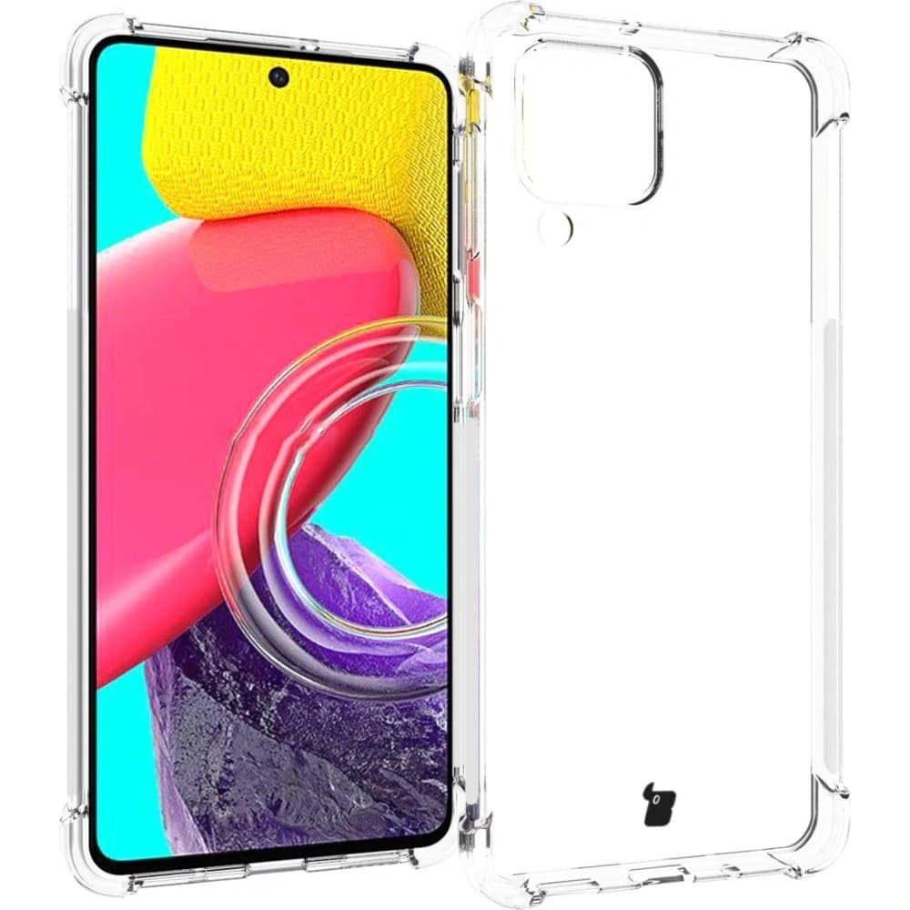 Etui + 2x szkło + obiektyw Bizon Case Clear Pack do Galaxy M53 5G, przezroczyste - 3