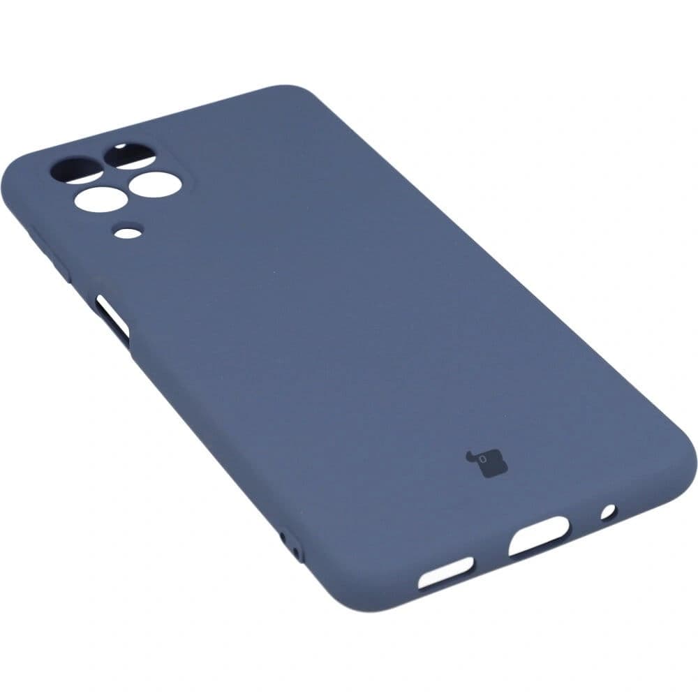 Etui Bizon Case Silicone do Galaxy M53 5G, szare - 3