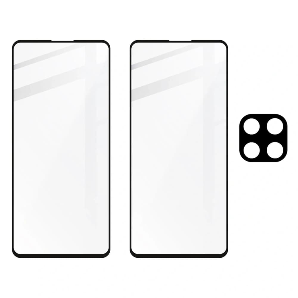 Tvrdé sklo Bizon Glass Edge - [2 PACK] + ochrana na objektiv Samsung Galaxy M53 5G - 5