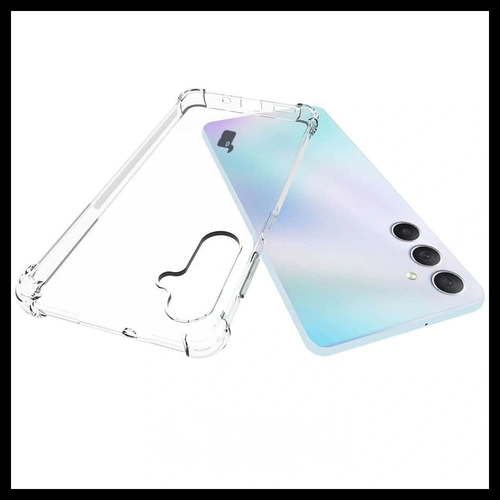 Bizon Case Clear Pack Hülle + 2x Bildschirmschutzglas + Linsenglas Samsung Galaxy M54 5G klar - 5