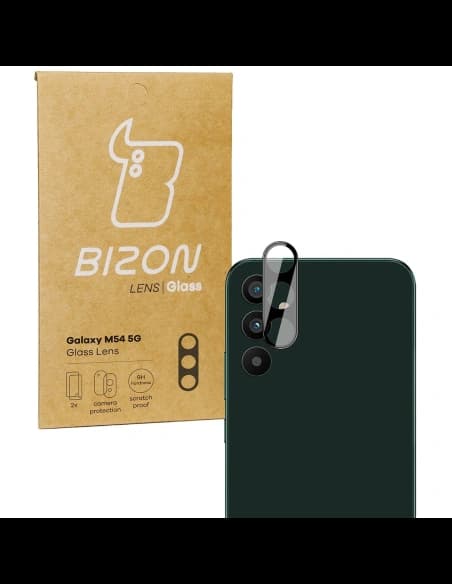 Szkło na aparat Bizon Glass Lens do Galaxy M54 5G, 2 sztuki