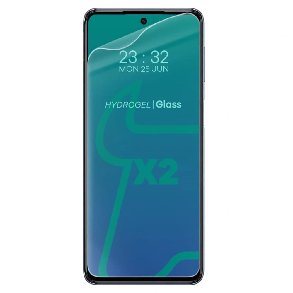 Folia hydrożelowa na ekran Bizon Glass Hydrogel do Galaxy M54 5G, 2 sztuki - 3