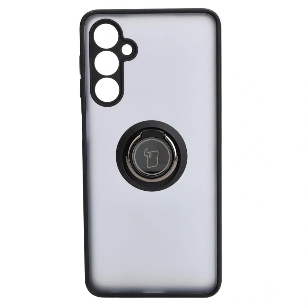 Bizon Case Hybrid Ring Samsung Galaxy M54 5G fumuriu cu un cadru negru - 2